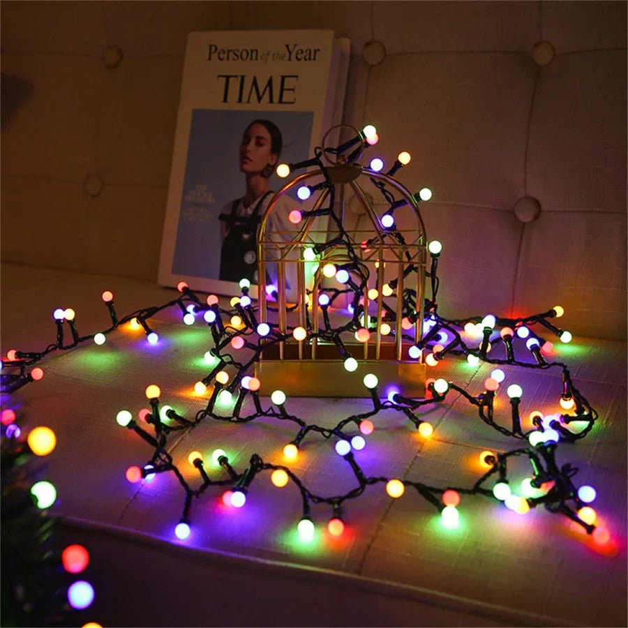 Flexible LED-Lichterkette für Outdoor, wasserdicht, mit 8 Beleuchtungsmodi für Garten & Terrasse.