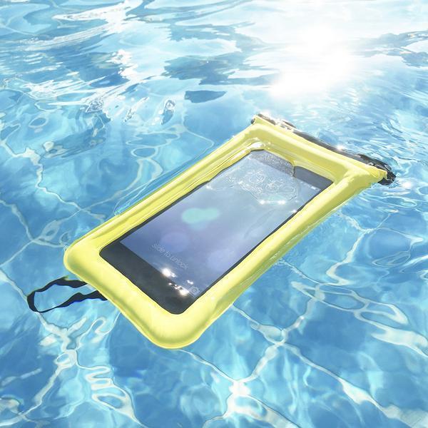 Robuste wasserdichte Smartphone-Schutzhülle, schwimmend, perfekt für Unterwasser-Fotos & Wassersport.