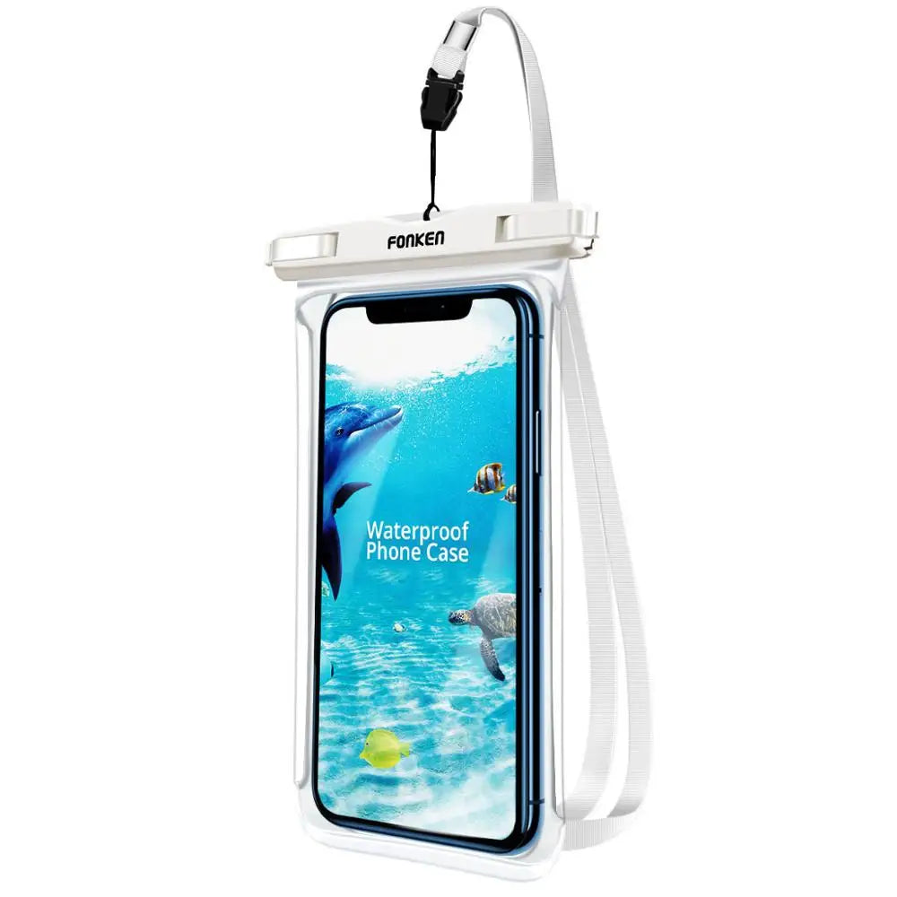 Sorgenfreie Outdoor-Erlebnisse mit dieser wasserdichten Smartphone-Schutzhülle für dein Handy.
