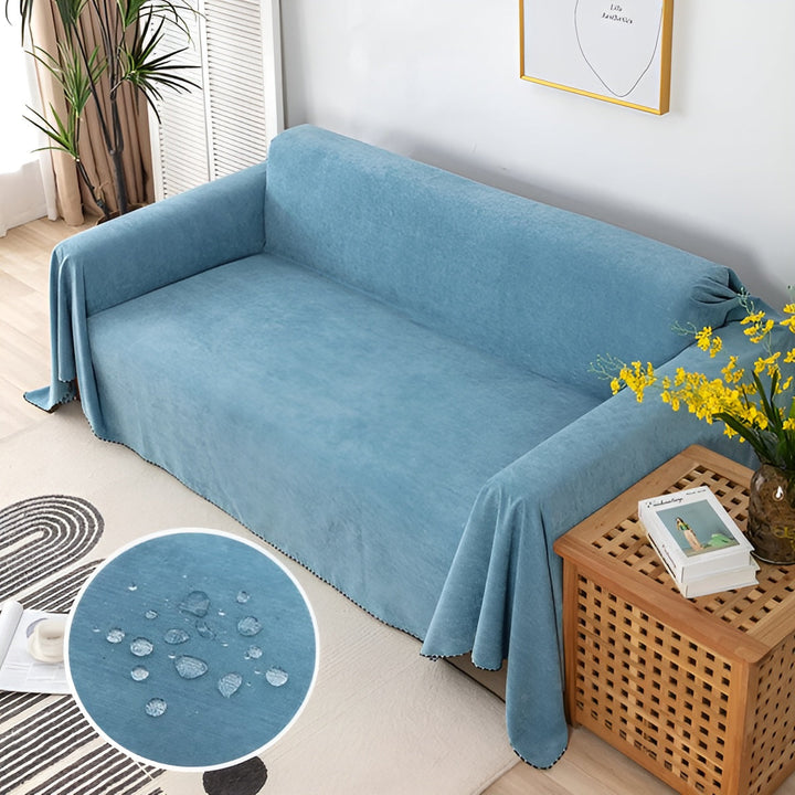 Moderne, wasserdichte Sofadecke für Ihr Wohnzimmer. Stilvoller Schutz in ansprechender Farbe. Gemütliches Ambiente.