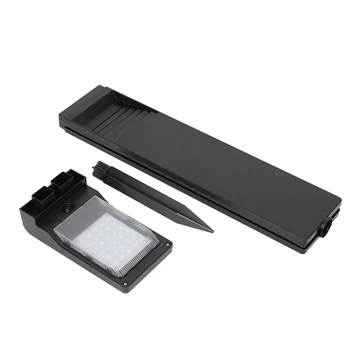 Einfach zu installierende Solar-Gartenleuchte, wasserdicht mit langlebiger LED-Technologie.