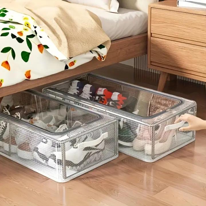Wasserdichte, stapelbare Schuhaufbewahrungsbox für mehr Ordnung & Schutz im Zuhause.