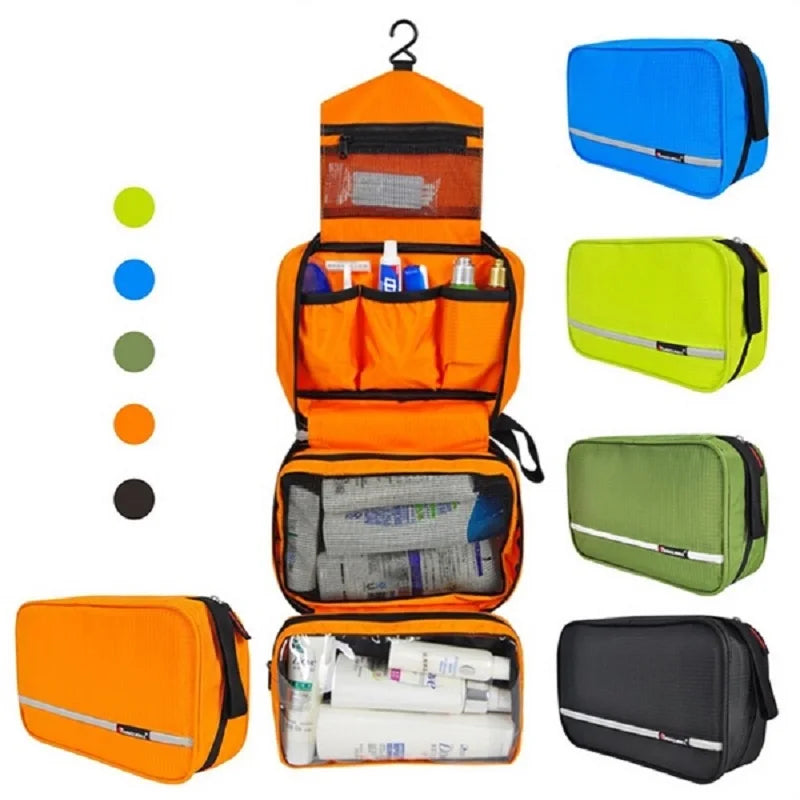 Wasserdichte Unisex Kulturtasche, ideal für Reisen & Organisation von Hygieneartikeln.