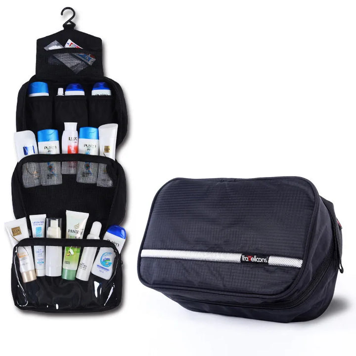 Elegante, wasserdichte Packtasche, perfekt als Kulturtasche oder Kosmetiktasche für unterwegs.