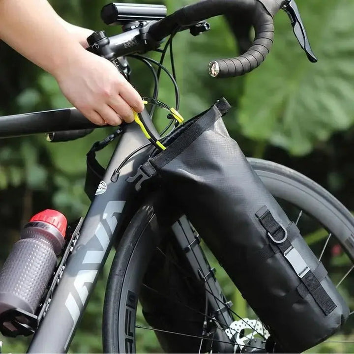 Set wasserdichter Vorderradtaschen für Fahrrad; 5L/7L Gepäcktaschen für Radreisen & Outdoor-Abenteuer.