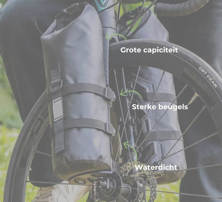 Unisex Vorderrad-Fahrradtasche, wasserdicht & strapazierfähig für jedes Radabenteuer und Fahrradzubehör.