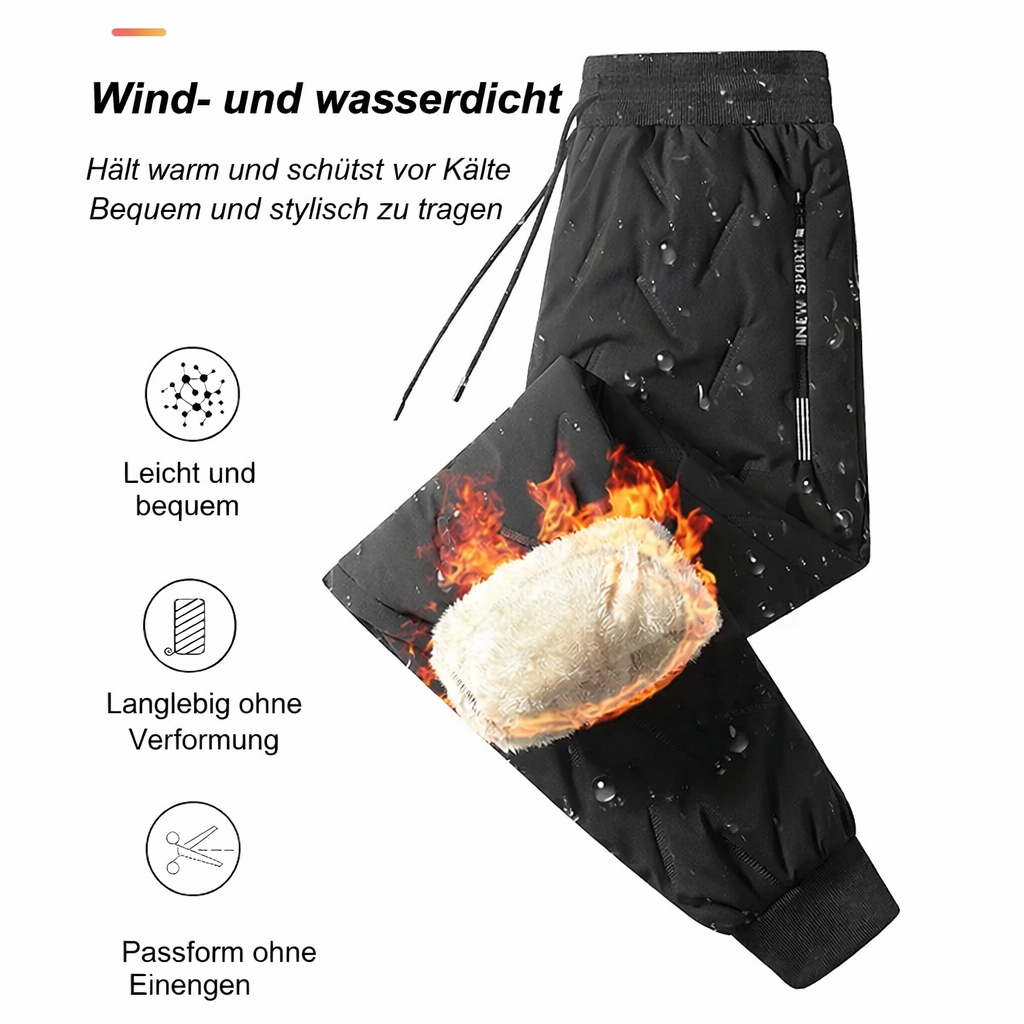 Warme Herren Winterhose als Skihose oder Wanderhose, ideal für Schnee & Kälte, mit Kälteschutzfunktion.