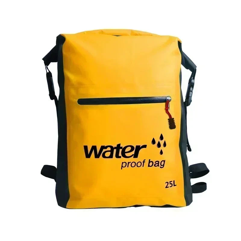 Vielseitiger 25L wasserdichter Rolltop-Rucksack. Geeignet für Outdoor, Trekking, Schwimmen, Camping & Reisen. Unisex.