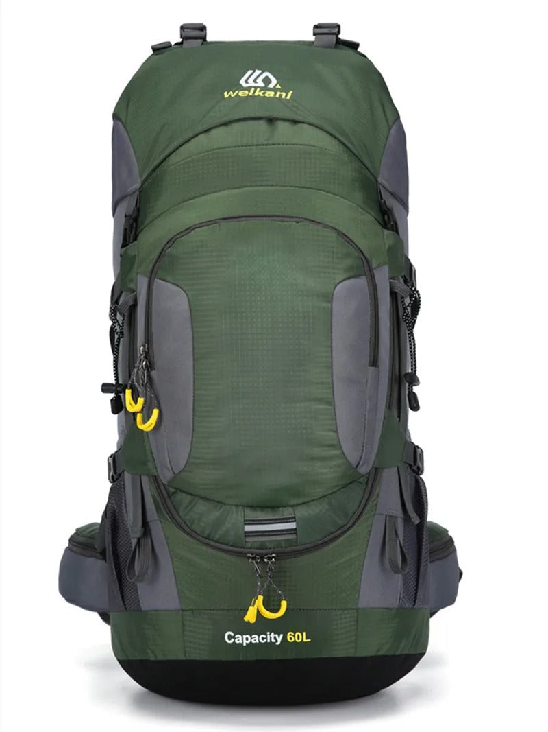 Wasserdichter 60L "AdventurePro" Outdoor-Rucksack für Damen und Herren, ideal für jedes Gepäck.