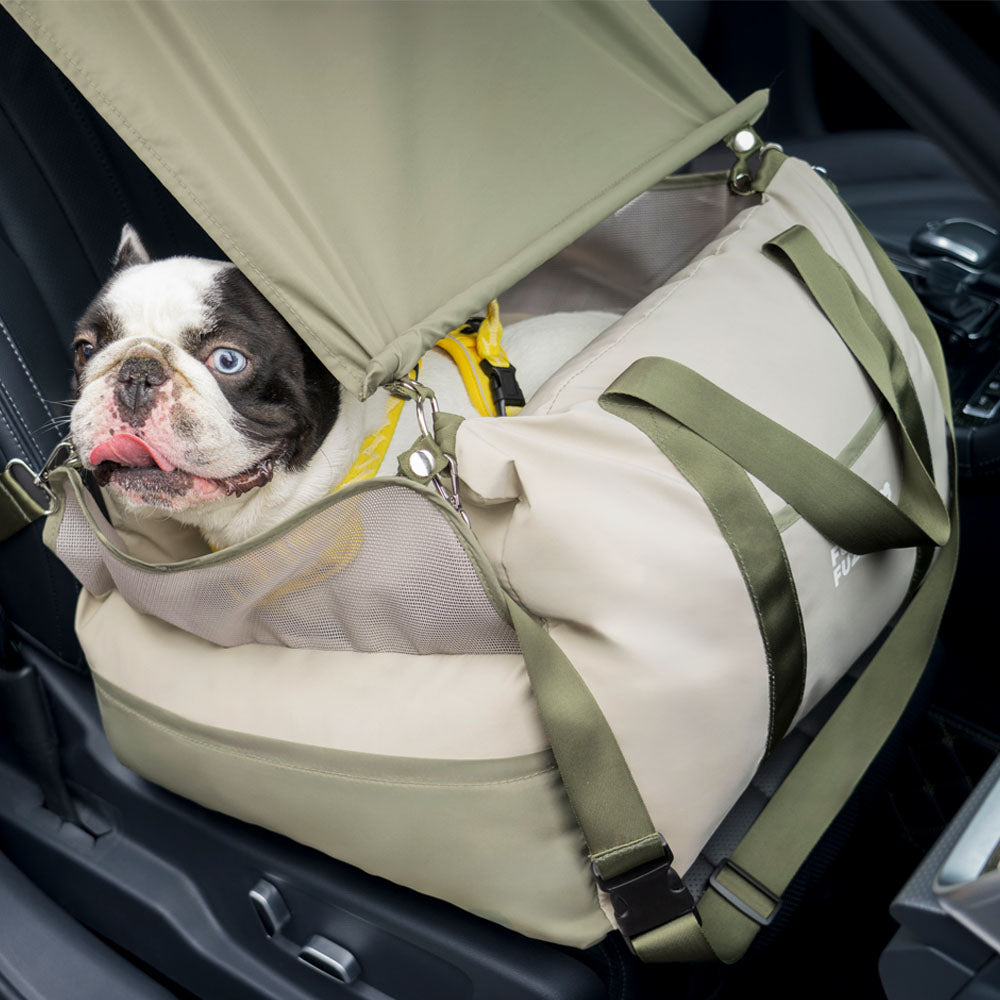Sicherer & komfortabler Hunde-Autositz für entspannte Autofahrten; schützt Ihr Haustier ideal.