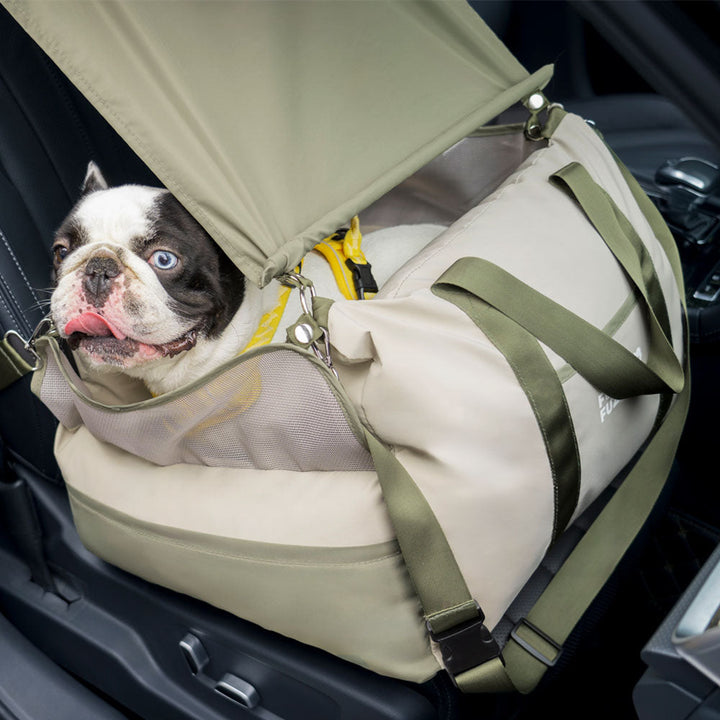 Sicherer & komfortabler Hunde-Autositz für entspannte Autofahrten; schützt Ihr Haustier ideal.