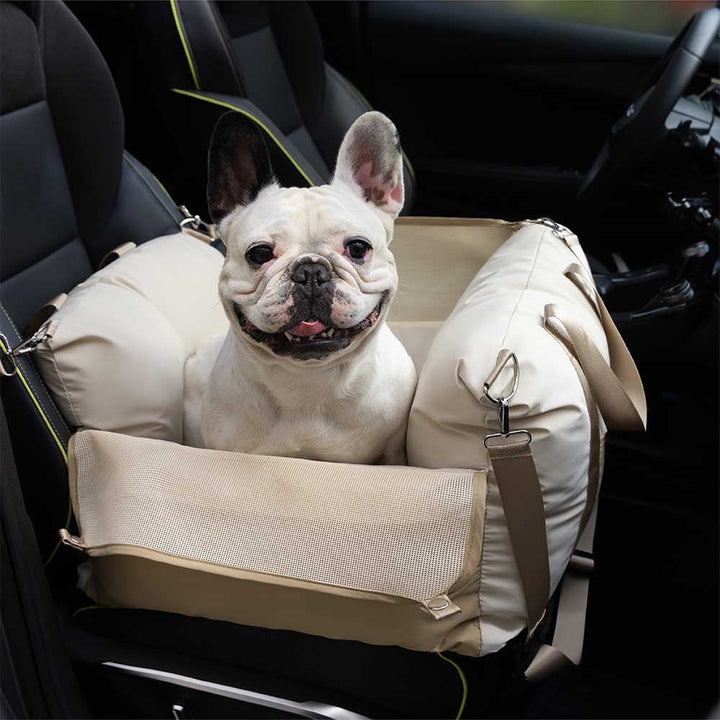 Robuster Sicherheits-Autositz für Hunde, schützt Ihr Haustier im Auto, atmungsaktiv.