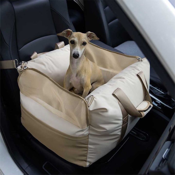 Premium Haustier Autositz, wasserdicht, atmungsaktiv, für kleine Hunde und Katzen geeignet.