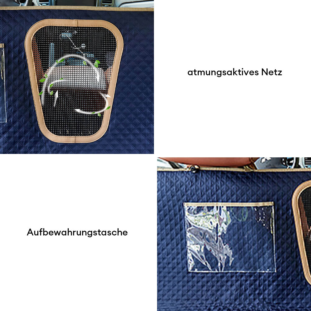 Hochwertiger wasserdichter Hundeautositzbezug, einfach zu installieren, ideal für alle Hunderassen.