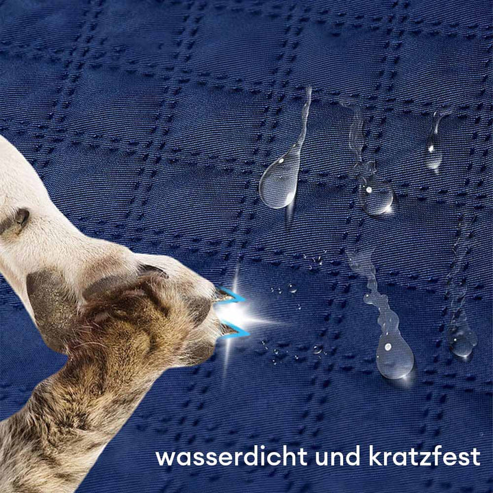 Autositzbezug für Hunde, kratzfest und rutschfest, sorgt für Sicherheit und Sauberkeit im Auto.