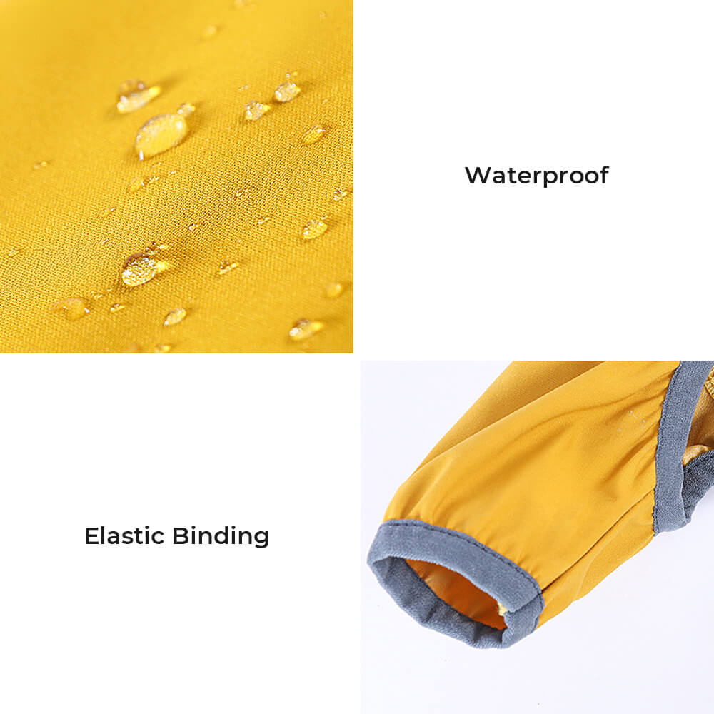 Reflektierender Hunderegenmantel für Sicherheit im Dunkeln, wasserdicht & verstellbar.