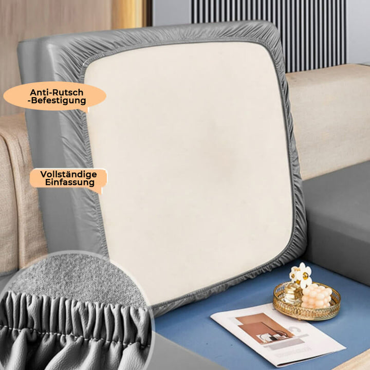 Pflegeleichter Stretch-Sofabezug, wasserdicht und einfach zu reinigen. Moderner Schutz für Ihr Wohnzimmer.