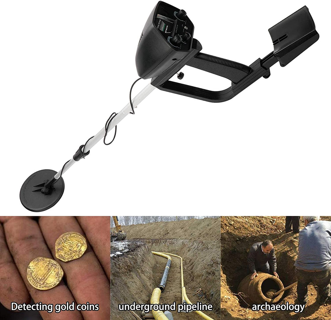 Wasserdichter Metalldetektor mit hoher Genauigkeit, perfekt für Outdoor-Abenteuer & Schatzsucher.
