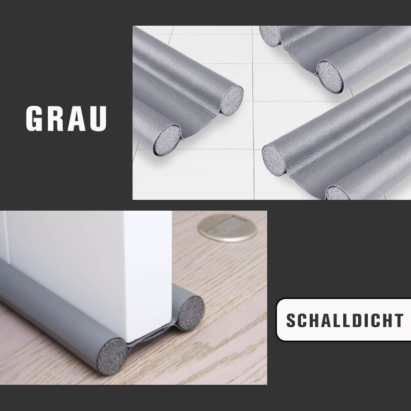 Effektiver Zugluftstopper & Bodenschutzstreifen dichtet Türen ab, reduziert Heizkosten & erhöht den Wohnkomfort.