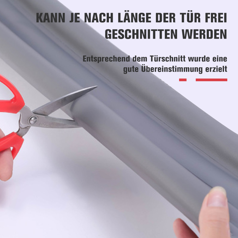 Energiesparender Türdichtungsstreifen zur Wärmeisolierung. Stoppt Zugluft, reduziert Heizkosten & schützt vor Schmutz.