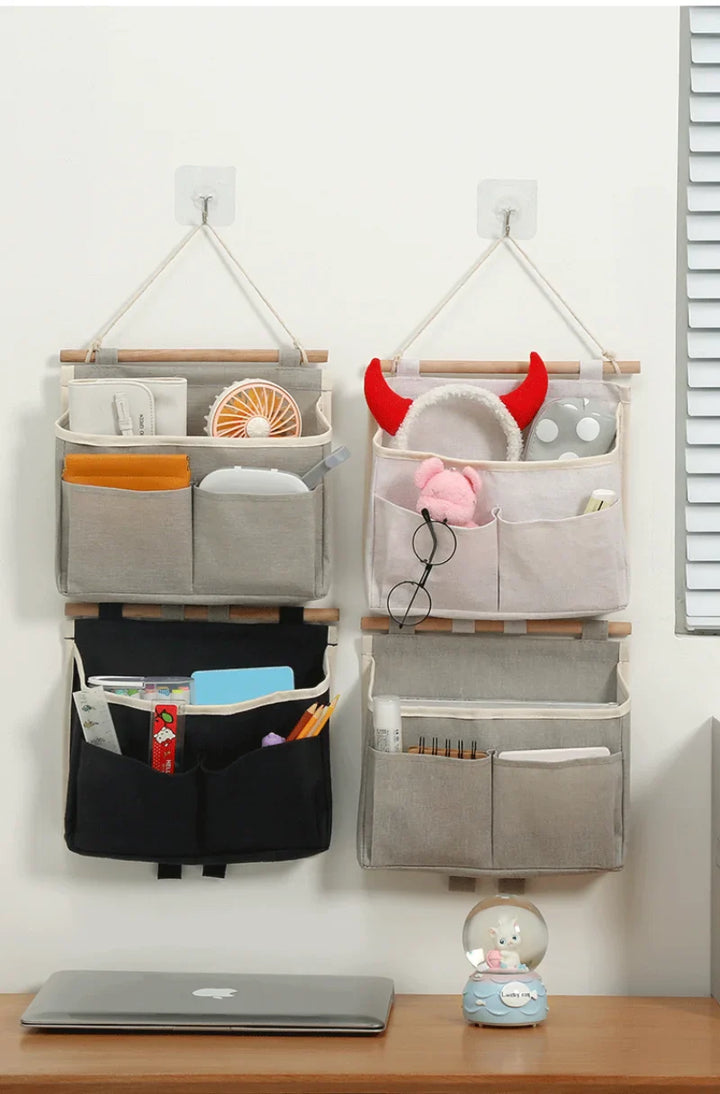 Hängeorganizer mit Fächern für Unterwäsche & Kleinteile. Schafft Ordnung im Kleiderschrank oder Schlafzimmer. Platzsparend.