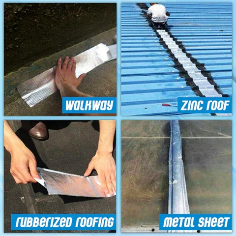 Flexibles Butyl-Reparaturband für wasserdichte Abdichtungen bei Leckagen in Haushalt & Garten.