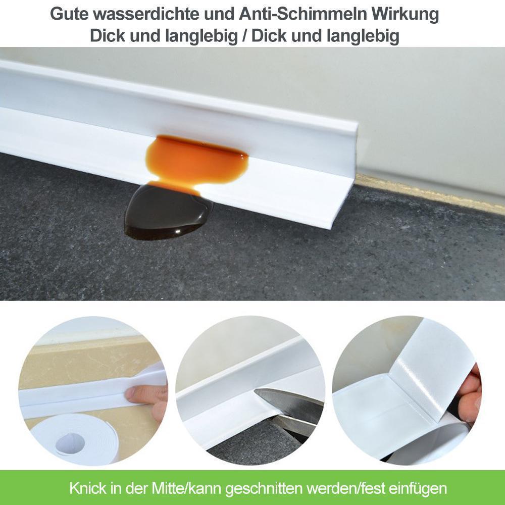 Wasserdichtes Fugenband für Duschwanne und Badewannenränder, bietet zuverlässigen Schimmelschutz.
