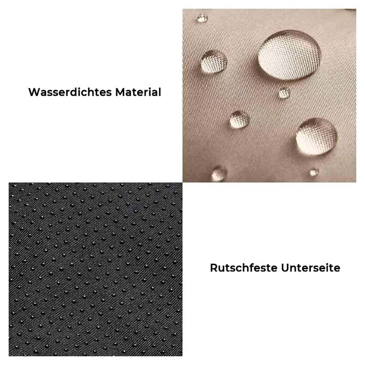 Sicherer Hundeautositz, wasserdicht und gemütlich. Ein perfekter Einzelsitz für jede Autofahrt mit Hund.