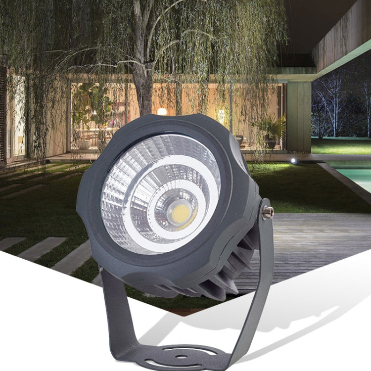 Hochwertiges LED COB Flutlicht für Außen, IP65 wasserdicht, ideal für farbige Akzentbeleuchtung.