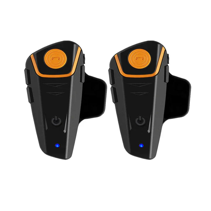 Wasserdichtes RoadLink Bluetooth Motorrad Intercom mit FM und 1000m Reichweite für sichere Helm-Kommunikation.