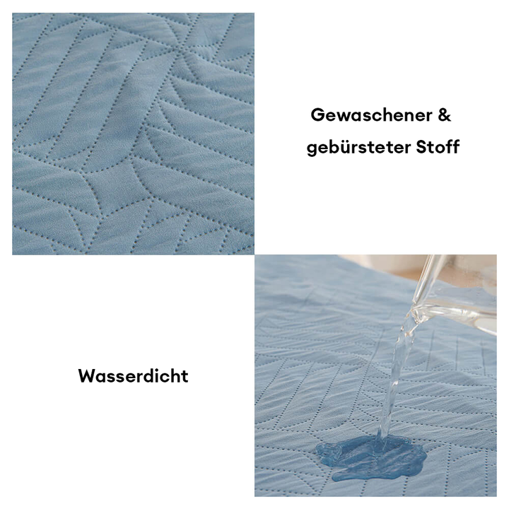 Vielseitige Tierschutzdecke, wasserdicht & waschbar. Schützt Polstermöbel, Sofas und Sitze vor Tierhaaren & Nässe.