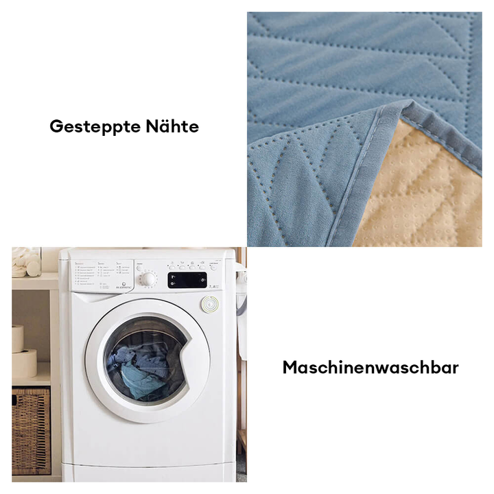 Schützende Haustierdecke für Sofa, Sessel & Bett. Wasserdicht, waschbar & strapazierfähig für Hunde & Katzen.