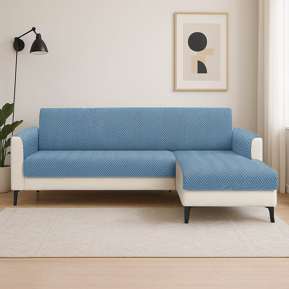 Intelligenter Möbelschutz, wasserdicht, rutschfest & flexibel, passt sich Ihrem Sofa an.
