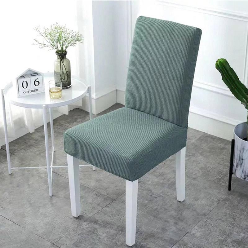 Wasserfester Stretch-Stuhlbezug mit Rhombus-Muster für modernen Wohnzimmer-Möbelschutz.
