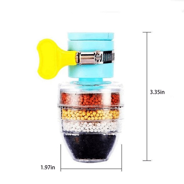 Filter-Aufsatz für Wasserhähne, ideal für reines Trinkwasser, Kochen & die Reinigung ohne Kalk im Haushalt.