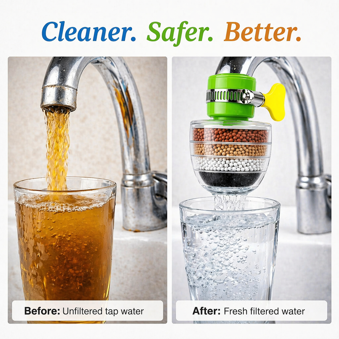 Detail des 5-Schicht-Aktivkohlefilters für effektive Wasserreinigung; zuverlässige Filtration von Trinkwasser.