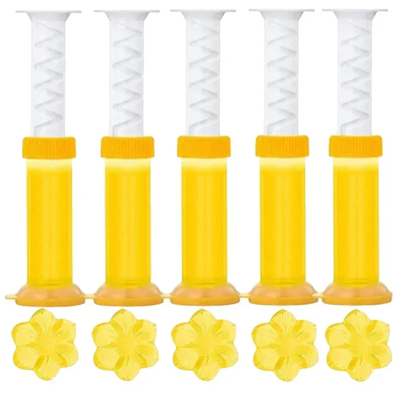 Einfache Anwendung: WC-Gelblumen Duft-Stempel für mühelose Reinigung und kontinuierliche Frische im Bad.