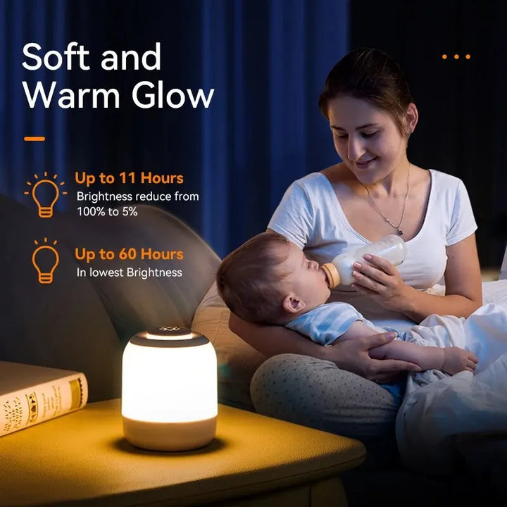 Augenschonende dimmbare LED-Tischlampe mit Touch-Bedienung, perfektes Stimmungslicht für entspanntes Lesen.