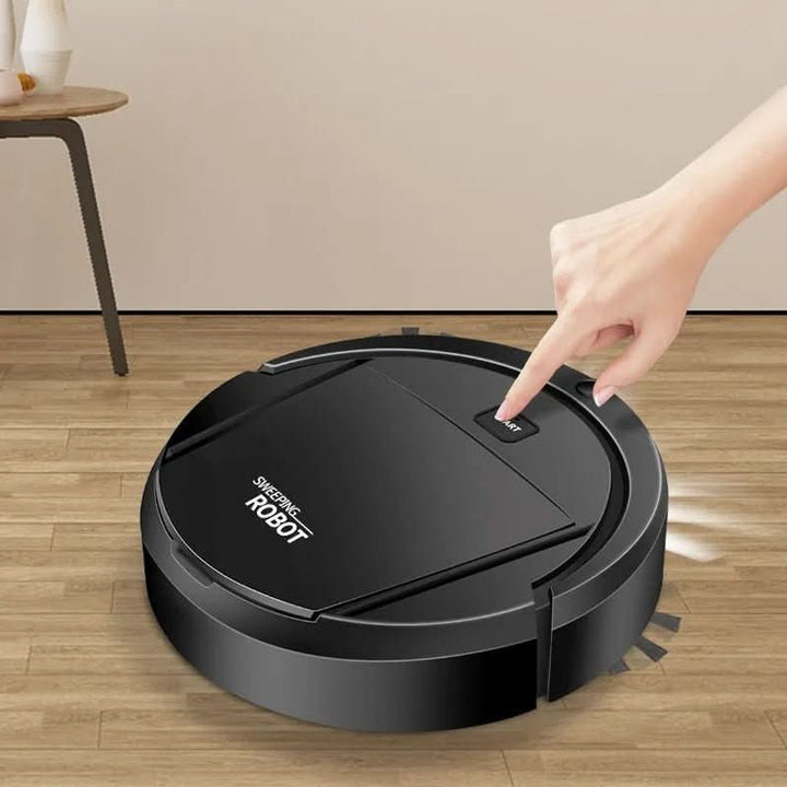 Saugroboter entfernt mühelos Tierhaare von Teppichen und Hartböden, ein zuverlässiges Reinigungsgerät.
