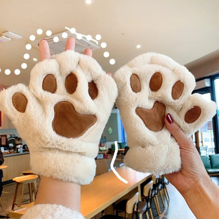 Perfekte Geschenkidee: Warme Damen-Katzenfäustlinge, kuschelige Winteraccessoires für Frauen.