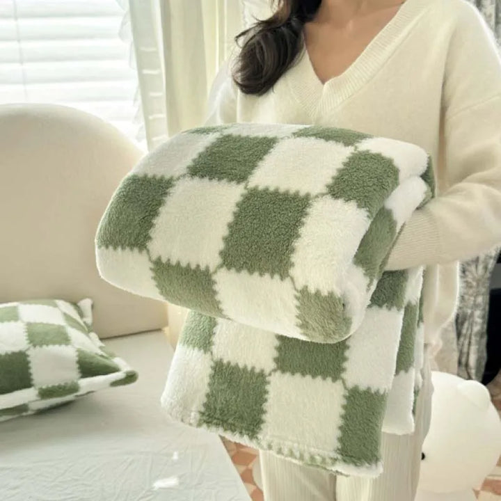 Elegante Flanelldecke, ideal als Geschenk oder zur Aufwertung Ihrer Homedekor im Wohn- oder Schlafzimmer.