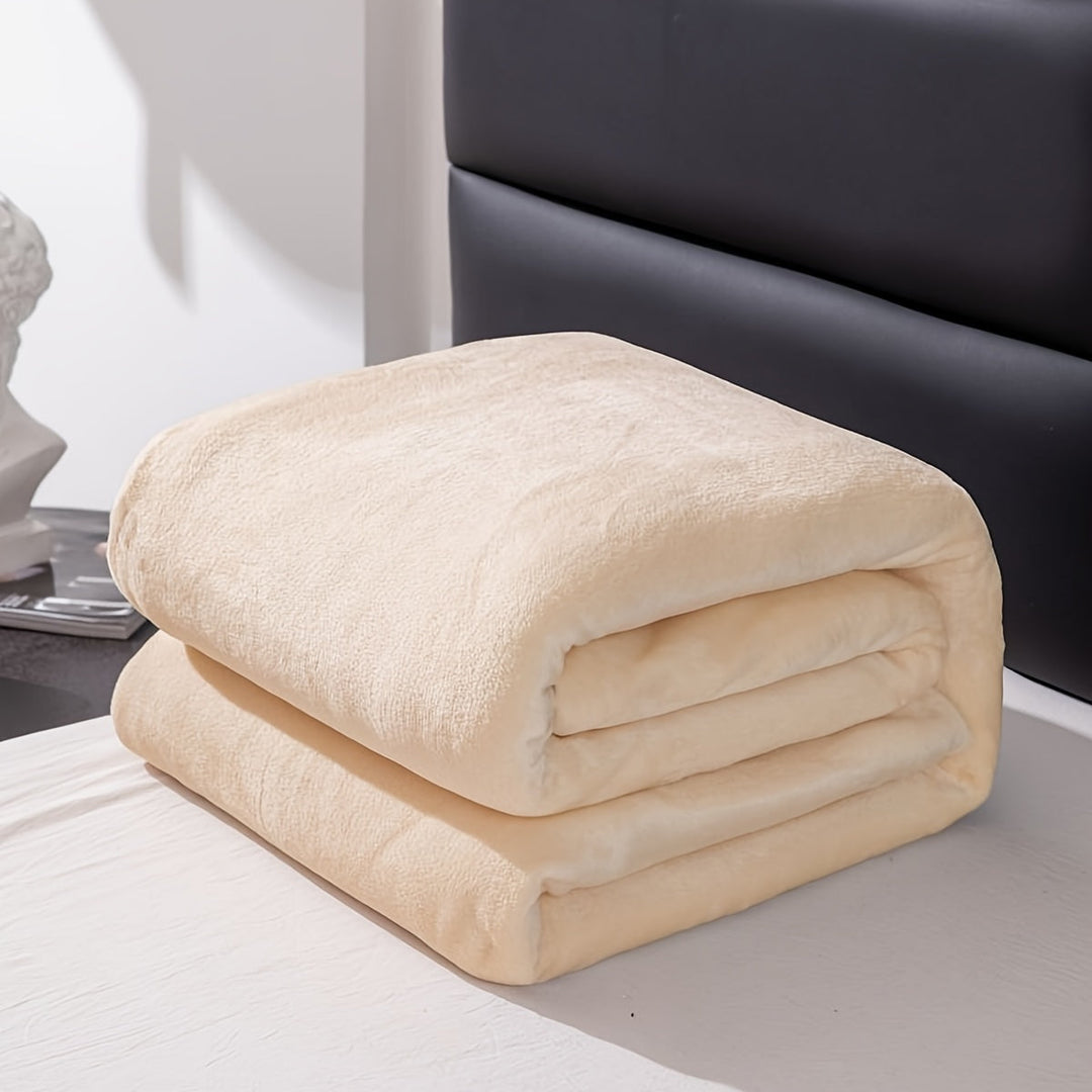 Ganzjährige Kuscheldecke, warm im Winter, leicht im Sommer. Eine pflegeleichte, weiche Decke.