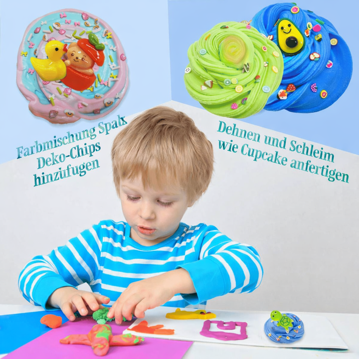 SoftMix Knetmasse als Geschenk für Kinder, fördert Kreativität und bietet stundenlangen Spielspaß.