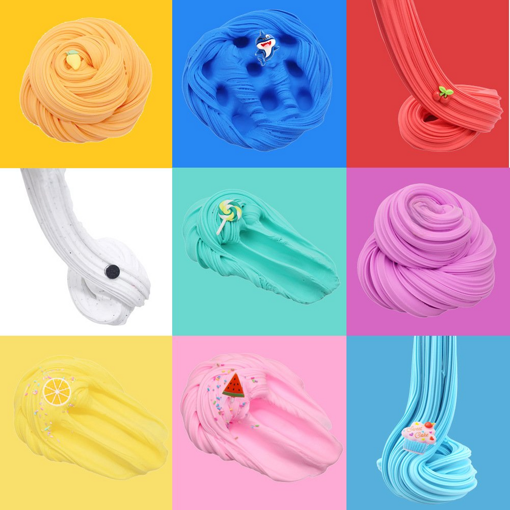 Nahaufnahme von SoftMix Knetmasse, die ihre weiche, formbare Textur und lebendige Farbe zeigt.