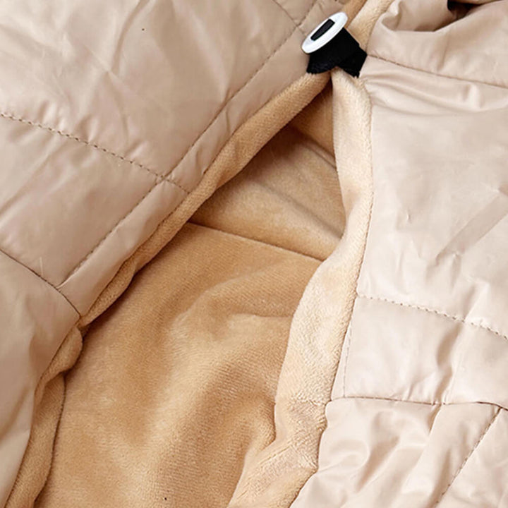 Faltbare Outdoor-Hundetragetasche mit weichem Plüsch. Bietet Wärme und Sicherheit für Ihre Katze oder Ihren Hund.