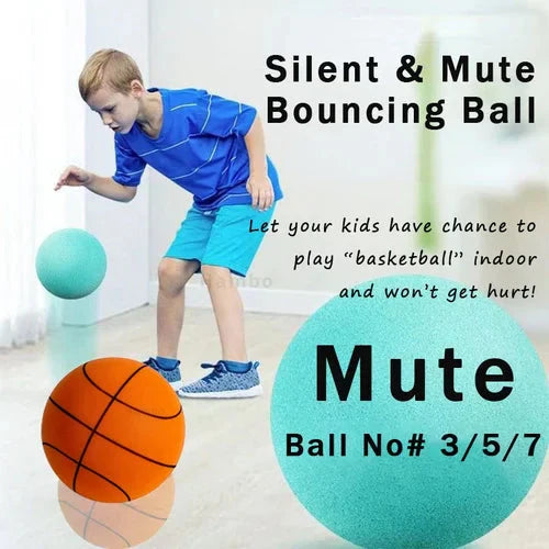 Kinderfreundlicher Indoor Basketball aus weichem PU-Schaum, ideal für sicheres Spielen drinnen, geräuscharm & möbelfreundlich.