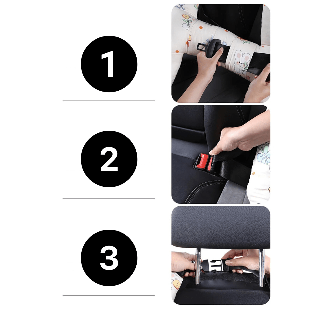 Tragbares Kinder Nackenkissen, weich & ergonomisch, ein tolles Geschenk für bequeme Reisen und Autokomfort.