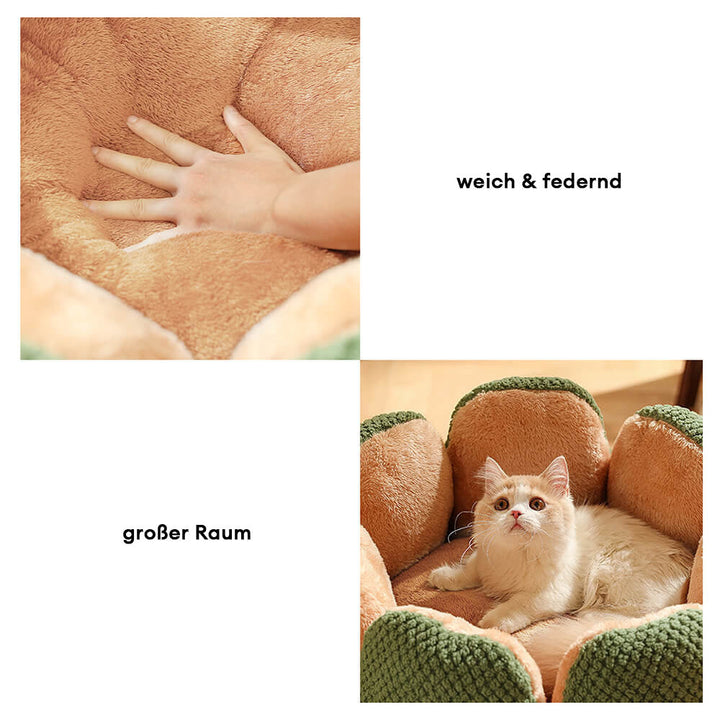 Modernes Kaktus Hundebett für kleine Rassen, weicher Schlafplatz als stilvolles Haustiermöbel.