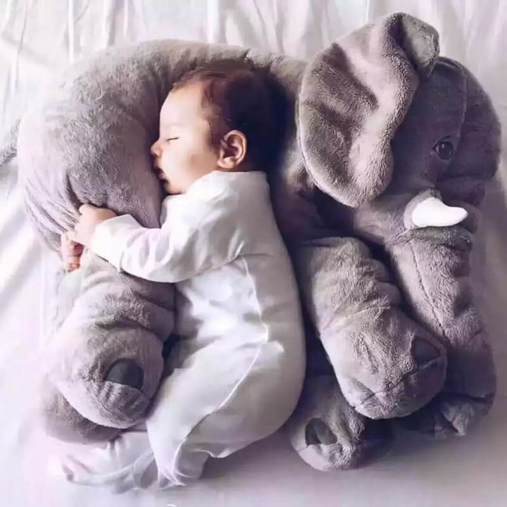 Weiches Kinder Elefanten Plüschtier, kuscheliges Stofftier für Babys und Kinder.