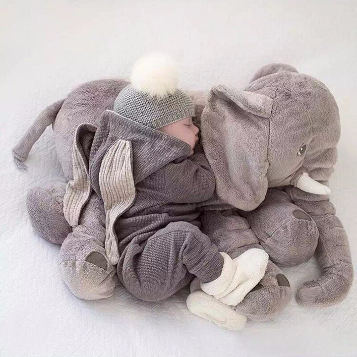 Elefanten Plüschtier zum Liebhaben und Kuscheln, weiches Stofftier für Kinder, ideale Geschenkidee.
